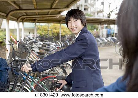 Stock Photo - Teenage boy smiling. Fotosearch