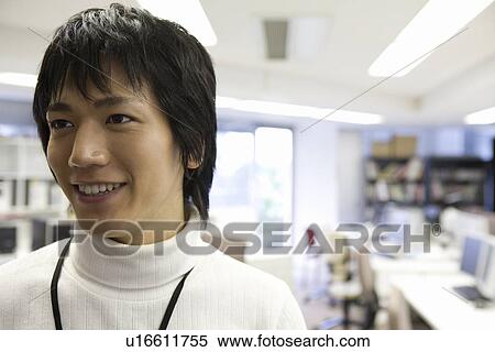 Stock Photography - Portrait of young man. Fotosearch