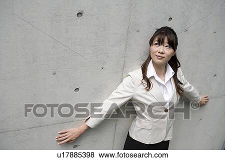 Stock Photo - Portrait of young woman. Fotosearch