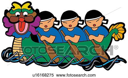festival, greeting card, pattern, dragon boat, pretty, people View Large Illustration Stock Illustration - festival, greeting card, pattern, dragon boat, pretty, people. Fotosearch