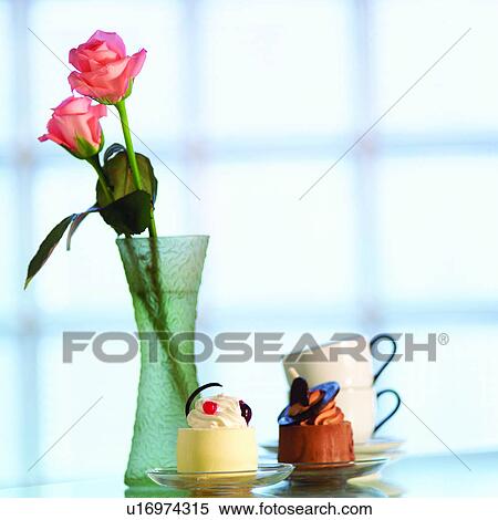 Cake, Plants, Pink, Food, Love, Roses, Flowers View Large Photo Image Stock Photography - Cake, Plants, Pink, Food, Love, Roses, Flowers. Fotosearch