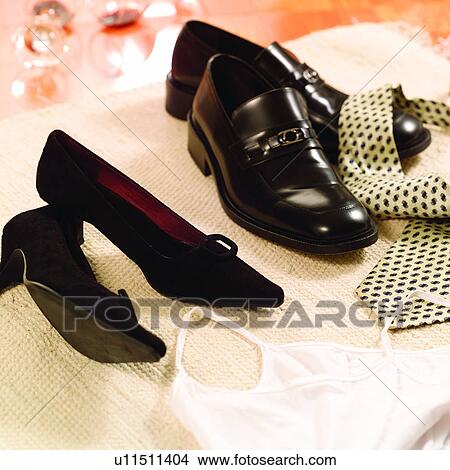 Picture - Getting married, Bliss, Shoe, Shoes, Marriage, Happiness, Marriages. Fotosearch