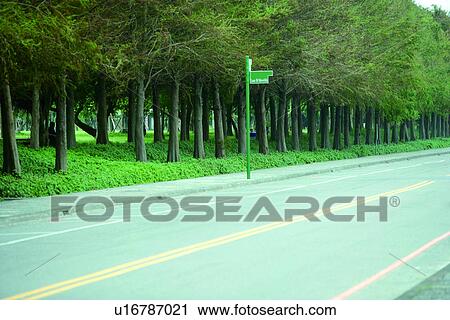 Stock Image - the runway, transportation, the trees, traffic, mountains, Road? Railway. Fotosearch