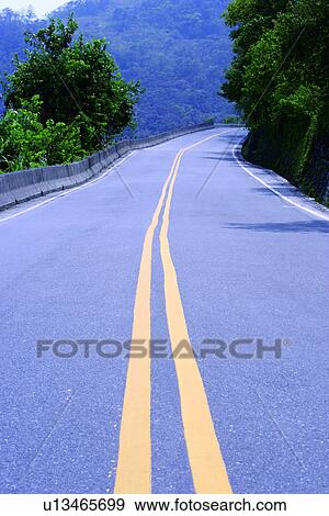 the strand highway, the runway, communication, the trees, mountain, running View Large Photo Image Stock Photo - the strand highway, the runway, communication, the trees, mountain, running. Fotosearch