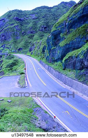 traffic, mountain, the mountain range, the way, mountain, the road, the runway View Large Photo Image Stock Photo - traffic, mountain, the mountain range, the way, mountain, the road, the runway. Fotosearch