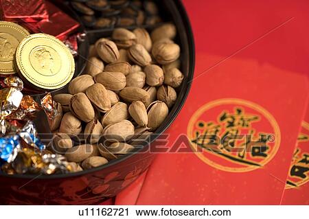 Stock Image - Indoors, oriental culture, Day, Chinese new year. Fotosearch
