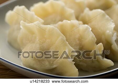 Stock Image - steamed dumpling, Indoors, digital, Food and Drink, oriental culture. Fotosearch