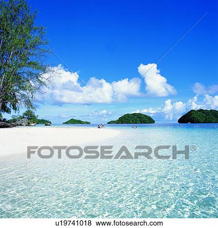 Islet, Beaches, Islets, Beach, Clouds, Blue sky, Sky View Large Photo Image Stock Photo - Islet, Beaches, Islets, Beach, Clouds, Blue sky, Sky. Fotosearch