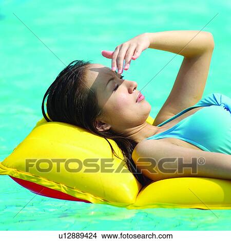 Picture - Woman, Swimsuits, Women, Beautiful woman, Swimsuit, Beautiful women, Asian. Fotosearch