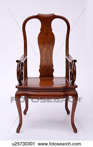 Stock Image - Wooden armchair. Fotosearch