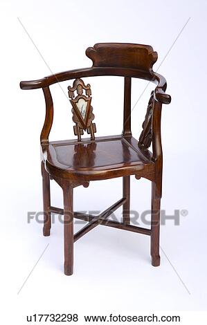 Stock Photo - Wooden armchair. Fotosearch