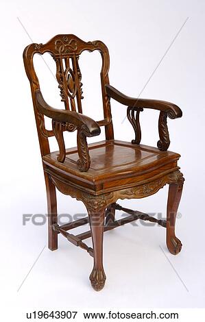 Wooden armchair View Large Photo Image Stock Photo - Wooden armchair. Fotosearch