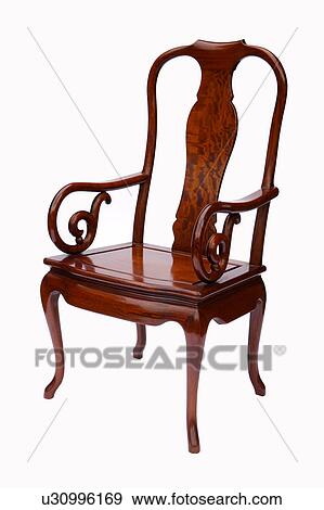 Stock Photo - Wooden armchair. Fotosearch
