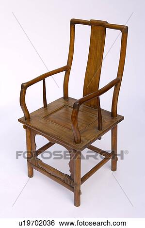 Stock Photograph - Wooden armchair. Fotosearch