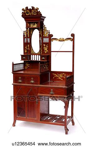 Picture - Wooden make-up table. Fotosearch