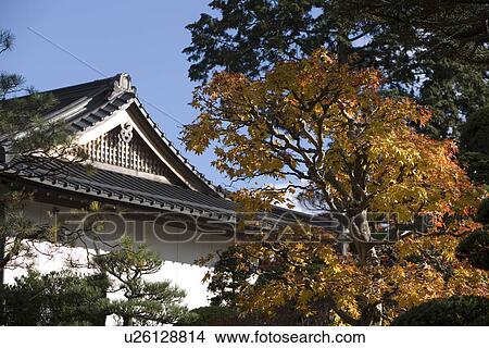 Rooftop of Japanese castle View Large Photo Image Picture - Rooftop of Japanese castle. Fotosearch