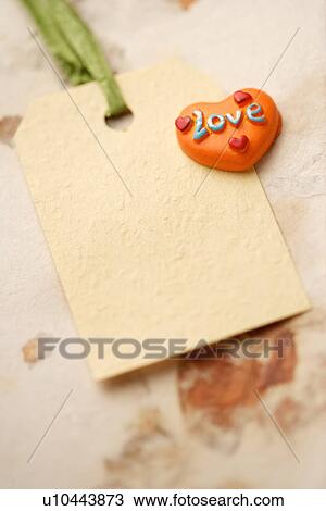 Card with heart shape View Large Photo Image Stock Image - Card with heart shape. Fotosearch
