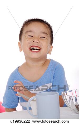 Boy smiling, portrait View Large Photo Image Stock Image - Boy smiling, portrait. Fotosearch