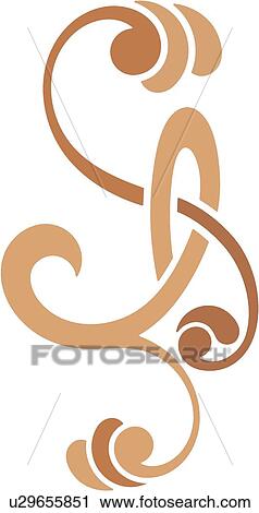 Clipart - antique, art, vintage, cartouche, background, decoration, accent. Fotosearch