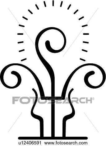 Clipart - cartouche, art, classic, antiquity, background, vintage, accent. Fotosearch