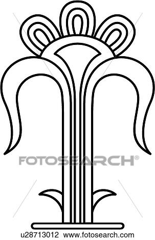 Clipart - cartouche, art, classic, antiquity, background, vintage, accent. Fotosearch