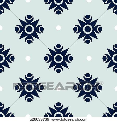 Clip Art - cartouche, seamless, classic, background, art, vintage, accent. Fotosearch