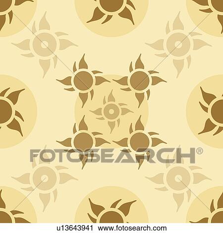 Clipart - cartouche, seamless, classic, background, art, vintage, accent. Fotosearch