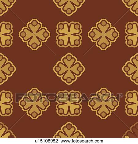 Clipart - cartouche, seamless, classic, background, art, vintage, accent. Fotosearch