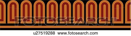 Clip Art - deco, art, decoration, antique, background, decorative, accent. Fotosearch
