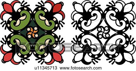 decoration, art, antique, vintage, background, deco, accent View Large Clip Art Graphic Clipart - decoration, art, antique, vintage, background, deco, accent. Fotosearch