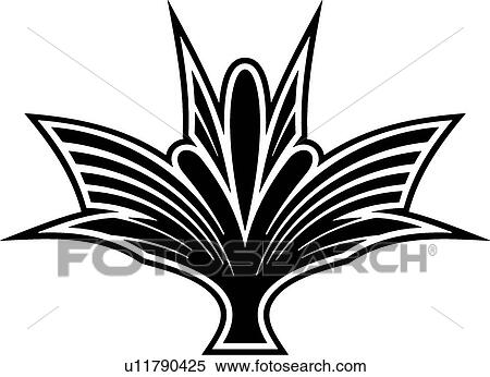 Clipart - decoration, art, antique, vintage, background, deco, accent. Fotosearch