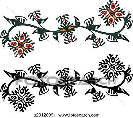 Clipart - decoration, art, antique, vintage, background, deco, accent. Fotosearch