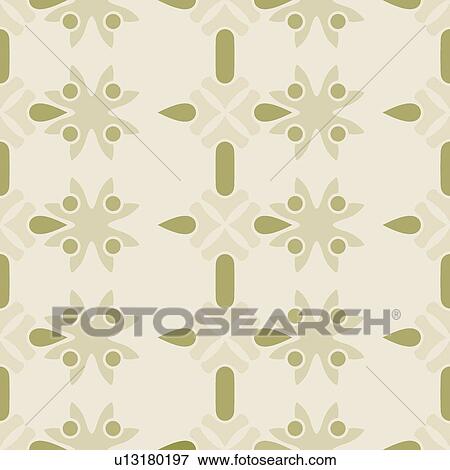 Clip Art - decoration, seamless, classic, background, art, deco, accent. Fotosearch