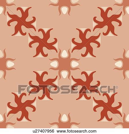 Clip Art - decoration, seamless, classic, background, art, deco, accent. Fotosearch
