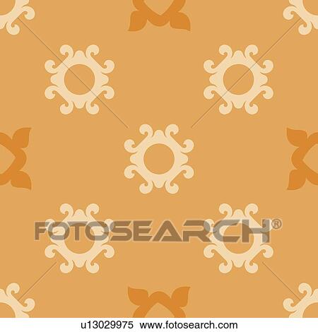 Clipart - decoration, seamless, classic, background, art, deco, accent. Fotosearch