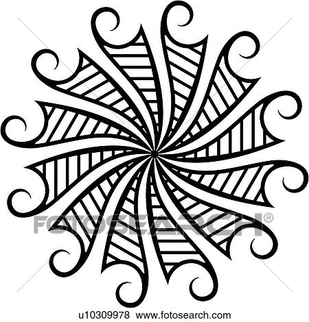 Clip Art - decorative, art, deco, decoration, antique, design, accent. Fotosearch