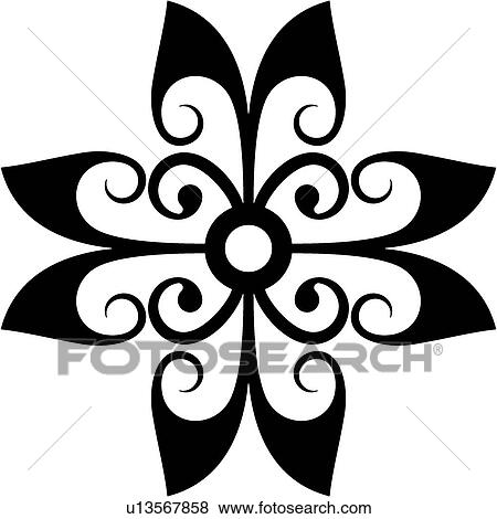 Clip Art - decorative, art, deco, decoration, antique, design, accent. Fotosearch