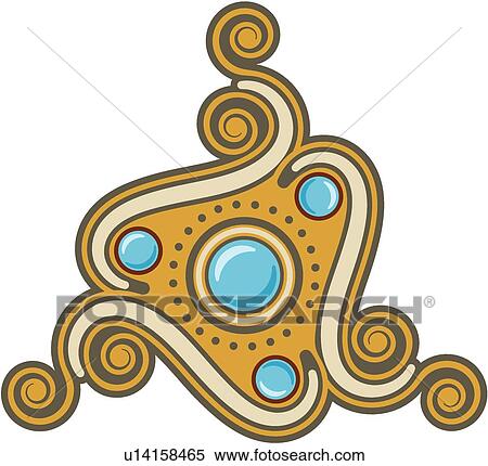 Clipart - decorative, art, deco, decoration, antique, design, accent. Fotosearch