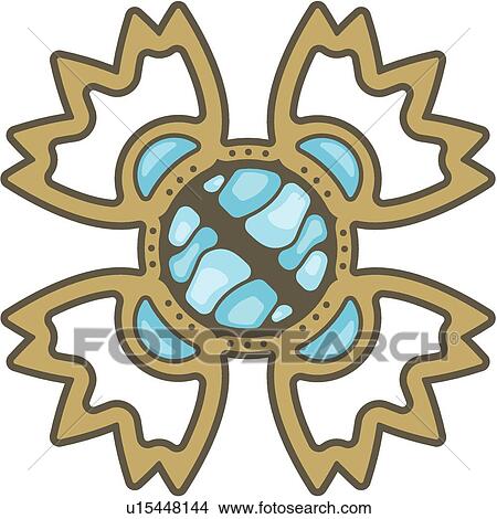 Clipart - decorative, art, deco, decoration, antique, design, accent. Fotosearch