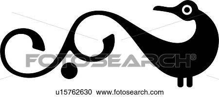 Clipart - decorative, art, deco, decoration, antique, design, accent. Fotosearch