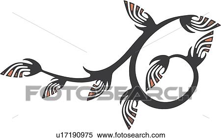 Clipart - decorative, art, deco, decoration, antique, design, accent. Fotosearch