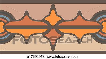 Clipart - decorative, art, deco, decoration, antique, design, accent. Fotosearch