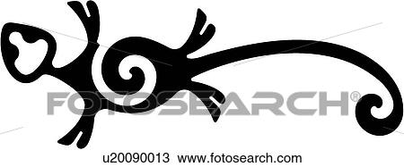Clipart - decorative, art, deco, decoration, antique, design, accent. Fotosearch