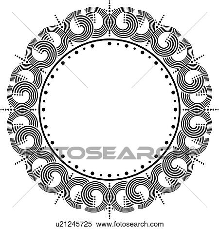 Clipart - decorative, art, deco, decoration, antique, design, accent. Fotosearch