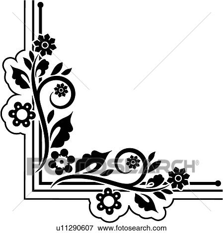 Clip Art - vintage, art, cartouche, classic, background, antique, accent. Fotosearch