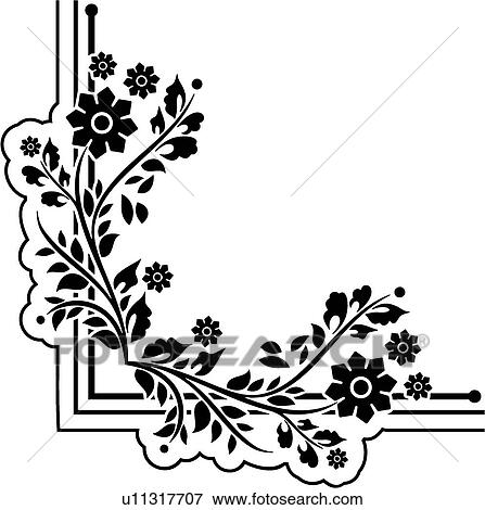 Clip Art - vintage, art, cartouche, classic, background, antique, accent. Fotosearch