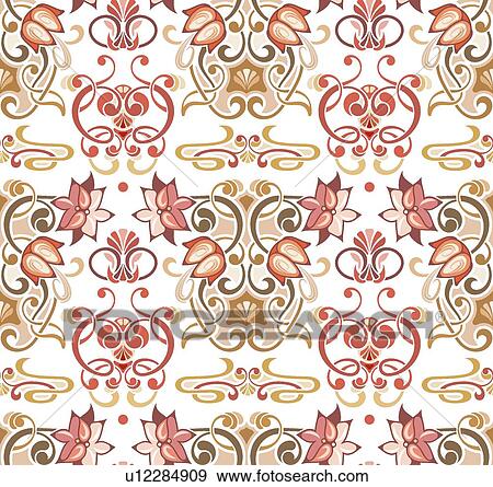 Clip Art - vintage, art, cartouche, classic, background, antique, accent. Fotosearch