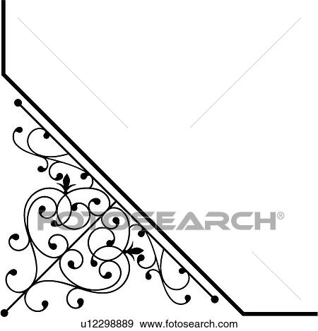 Clip Art - vintage, art, cartouche, classic, background, antique, accent. Fotosearch