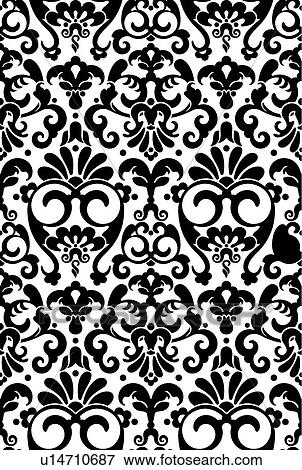 Clip Art - vintage, art, cartouche, classic, background, antique, accent. Fotosearch