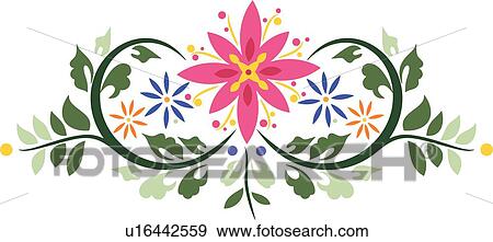 Clip Art - vintage, art, cartouche, classic, background, antique, accent. Fotosearch